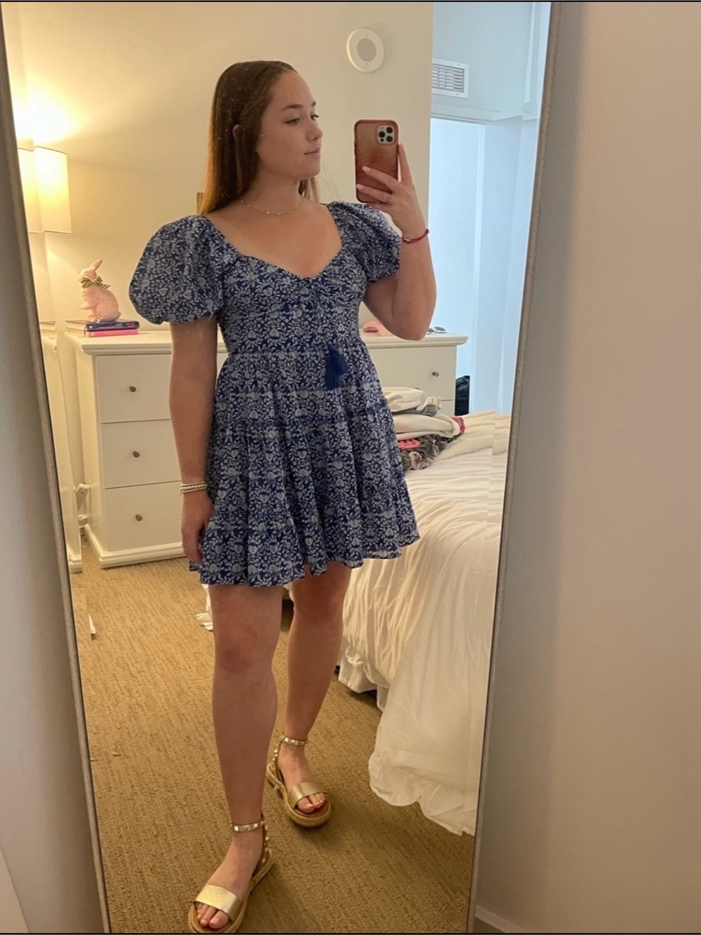 Zara Blue Mini Dress